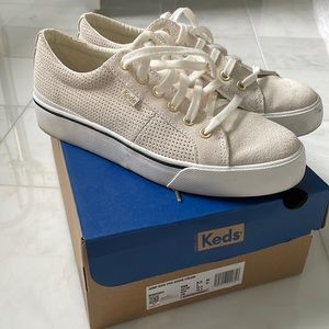 Keds Jump Kick Duo Suede Cream Color/White